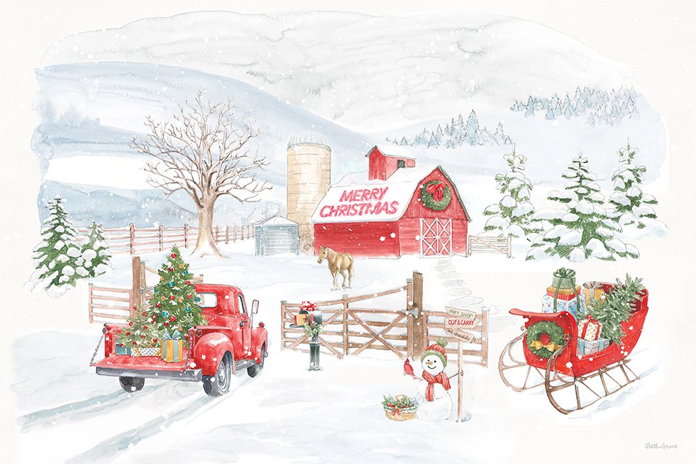 Home For The Holidays I art print by Beth Grove for $57.95 CAD