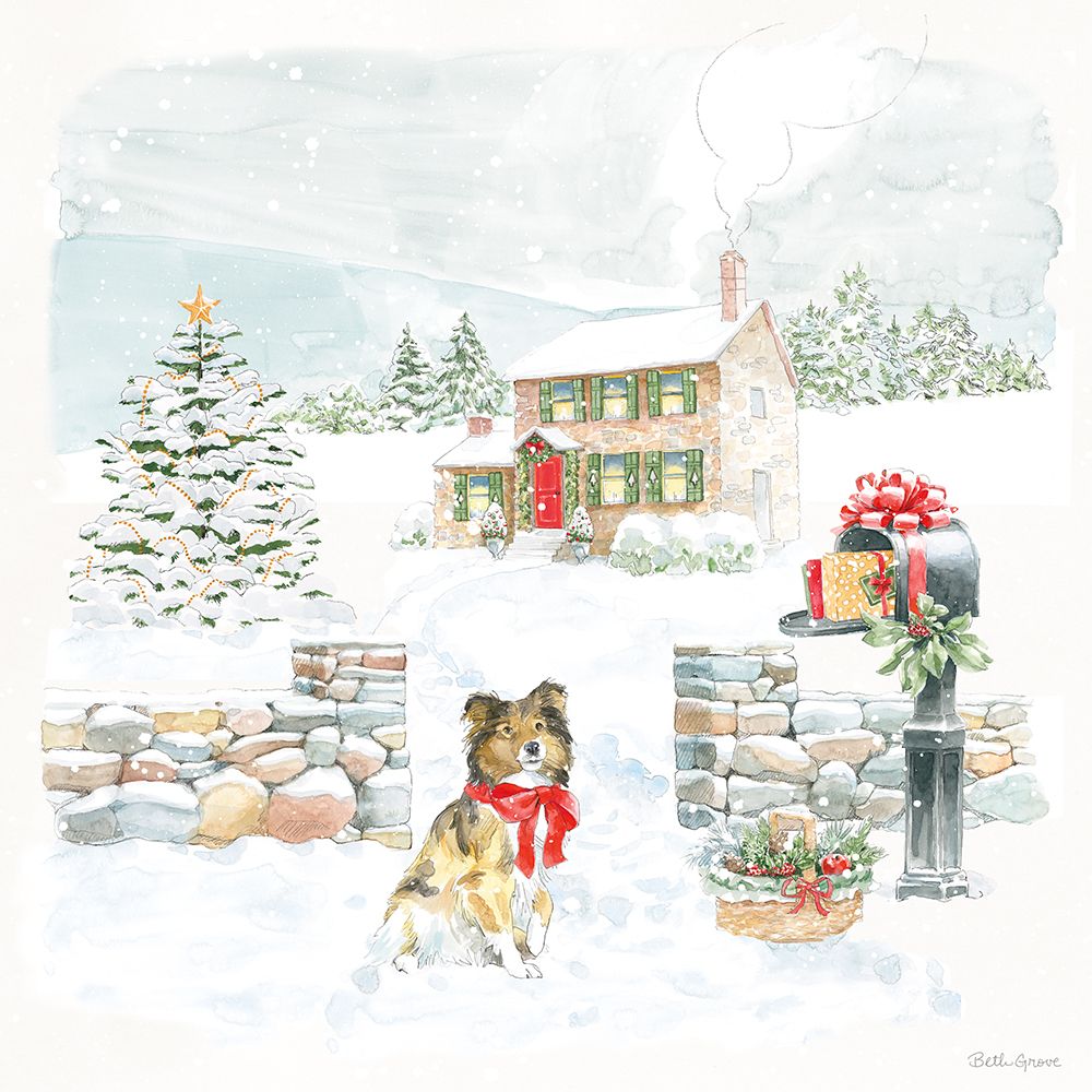 Home For The Holidays II art print by Beth Grove for $57.95 CAD