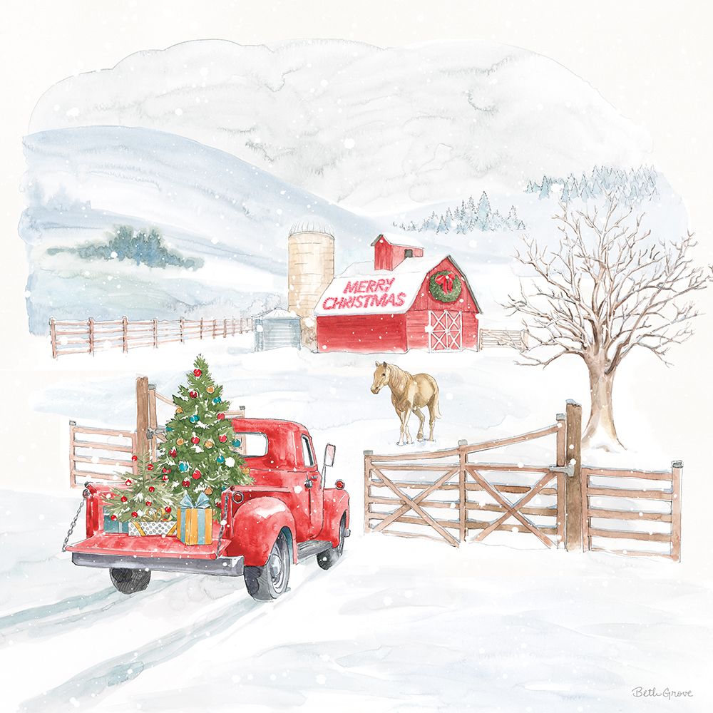 Home For The Holidays IV art print by Beth Grove for $57.95 CAD