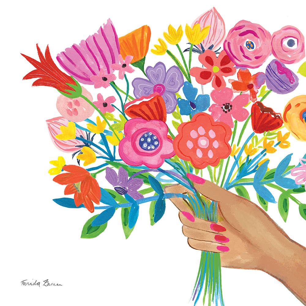 Bunch of Flowers art print by Farida Zaman for $57.95 CAD