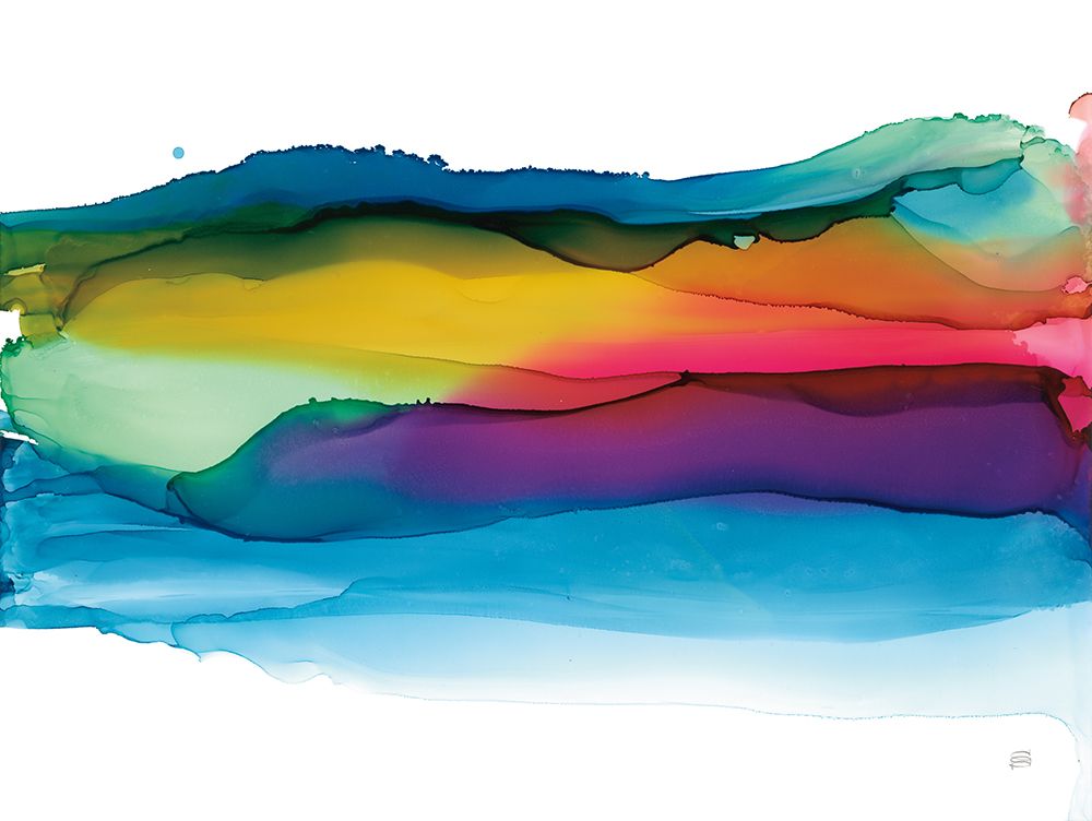 Rainbowscape II art print by Chris Paschke for $57.95 CAD