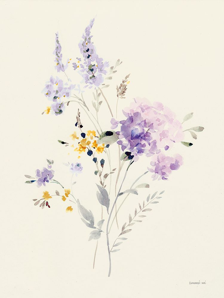Lilac Season I Pastel art print by Danhui Nai for $57.95 CAD
