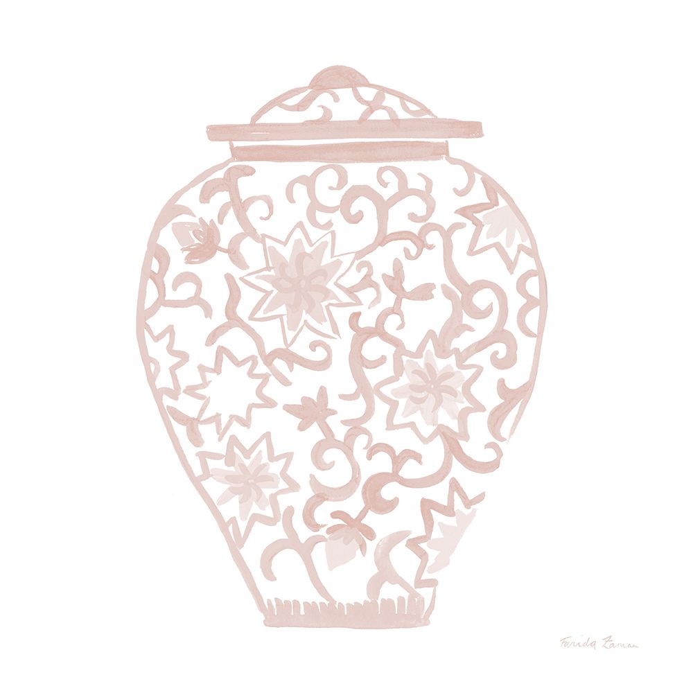 Chinoiserie III Pastel art print by Farida Zaman for $57.95 CAD