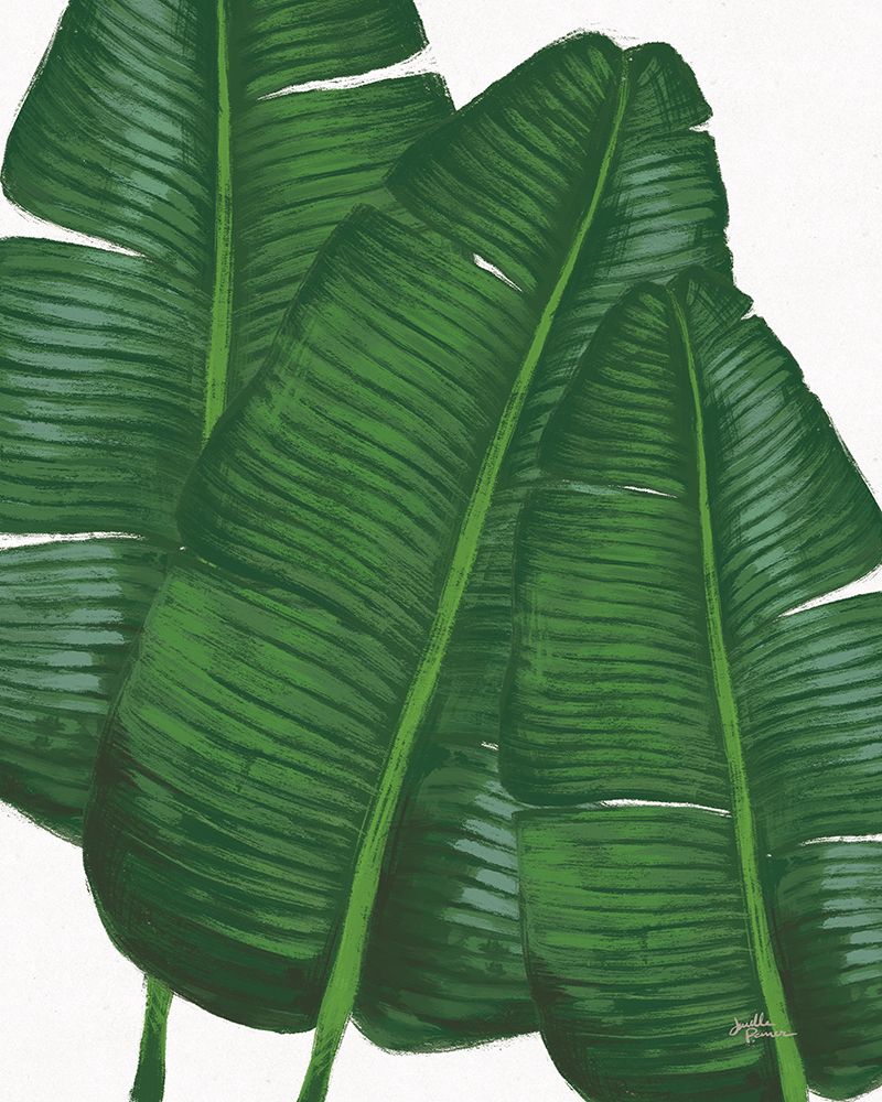 Emerald Banana Leaves II art print by Janelle Penner for $57.95 CAD