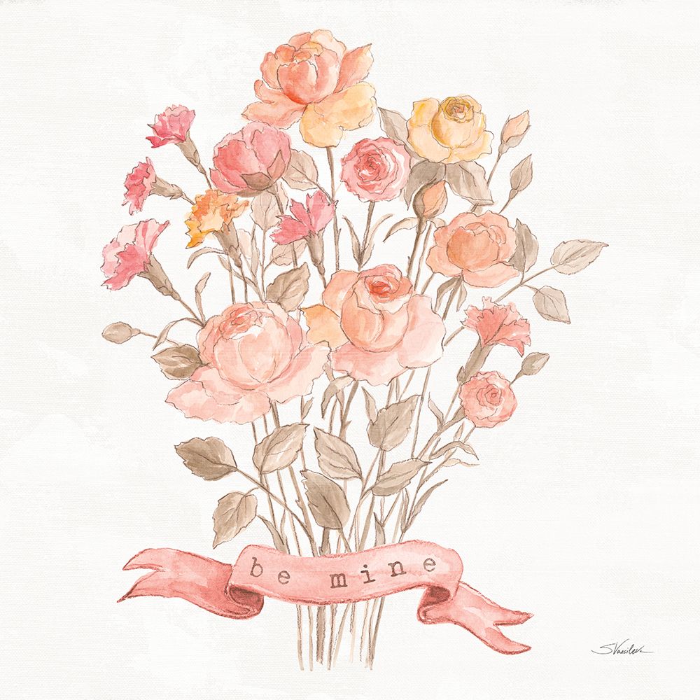 Romantic Blooms IV art print by Silvia Vassileva for $57.95 CAD