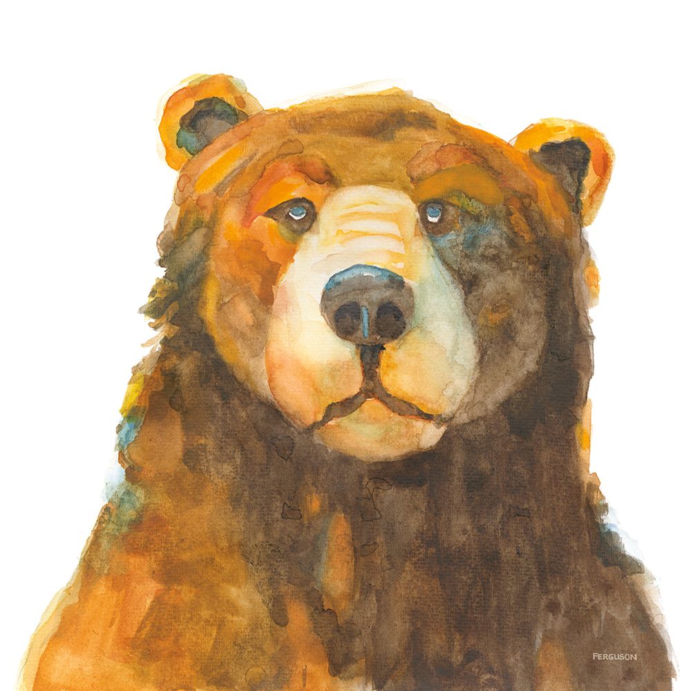 Friendly Bear art print by Kathy Ferguson for $57.95 CAD