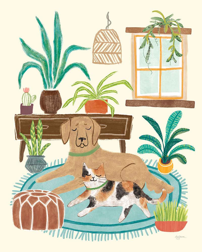 Urban Jungle Pals I art print by Mary Urban for $57.95 CAD