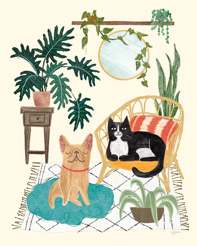 Urban Jungle Pals II art print by Mary Urban for $57.95 CAD