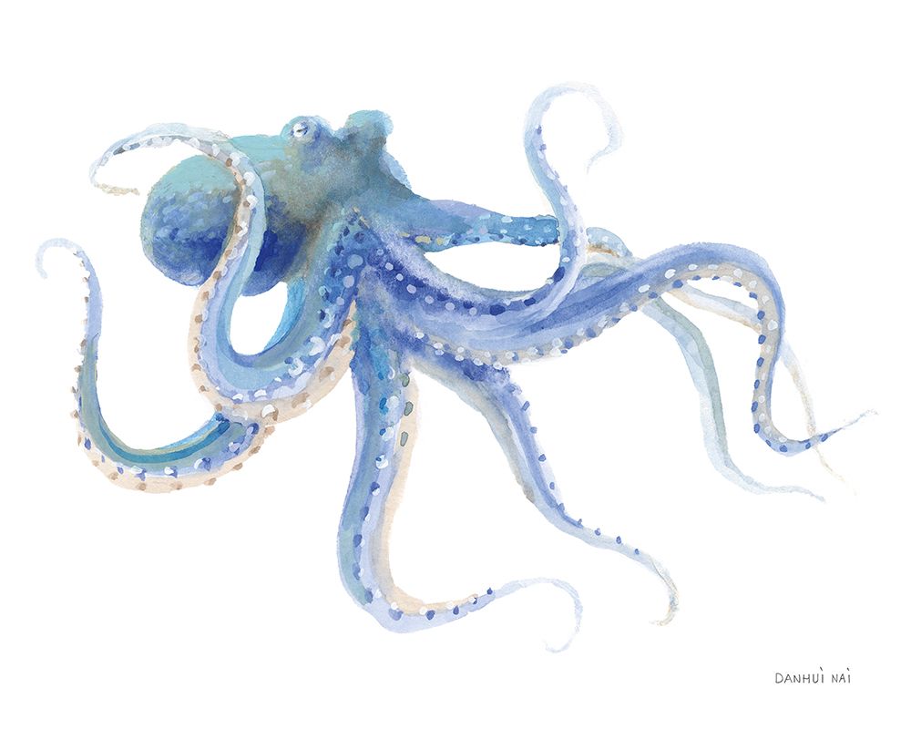 Undersea Octopus art print by Danhui Nai for $57.95 CAD