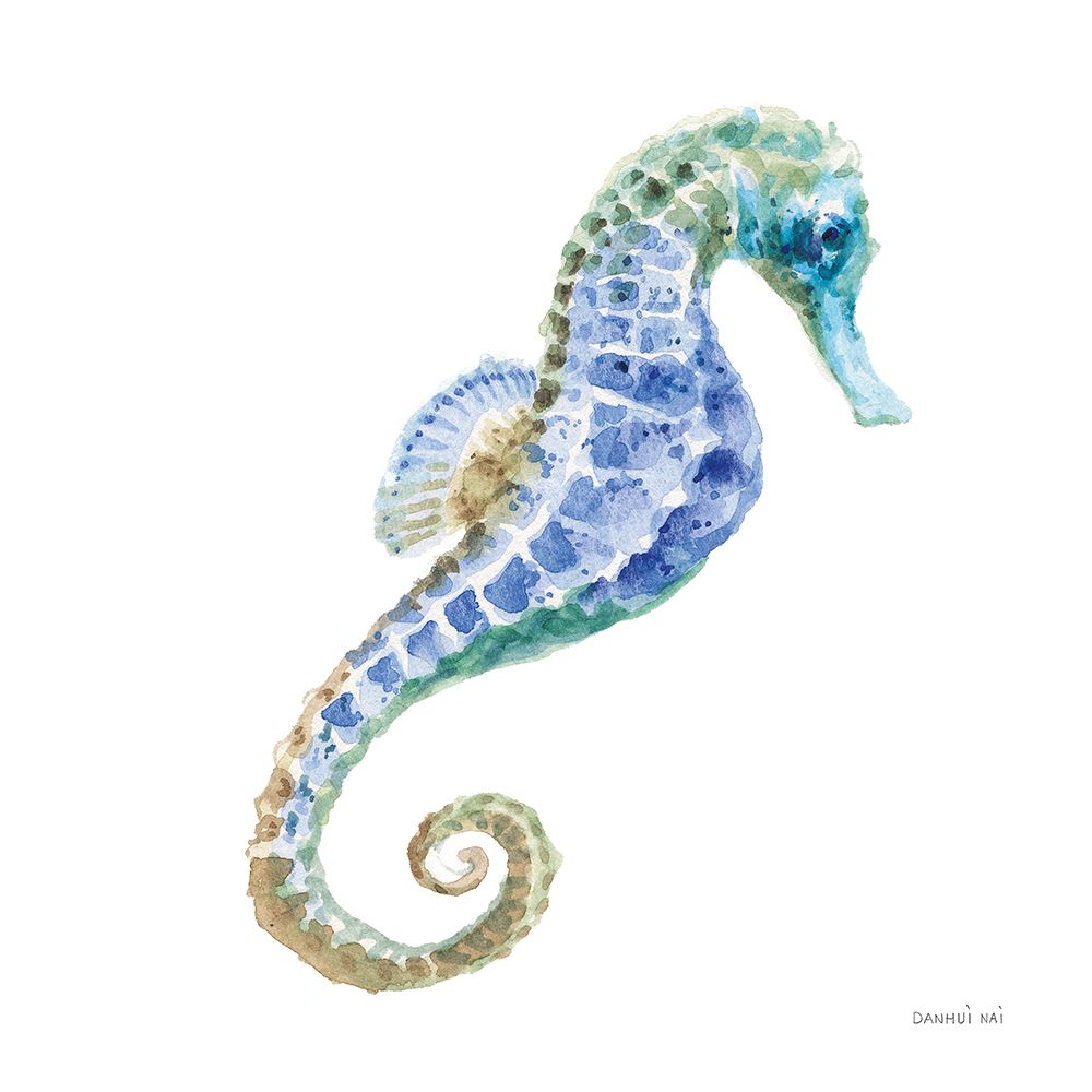 Undersea Seahorse art print by Danhui Nai for $57.95 CAD