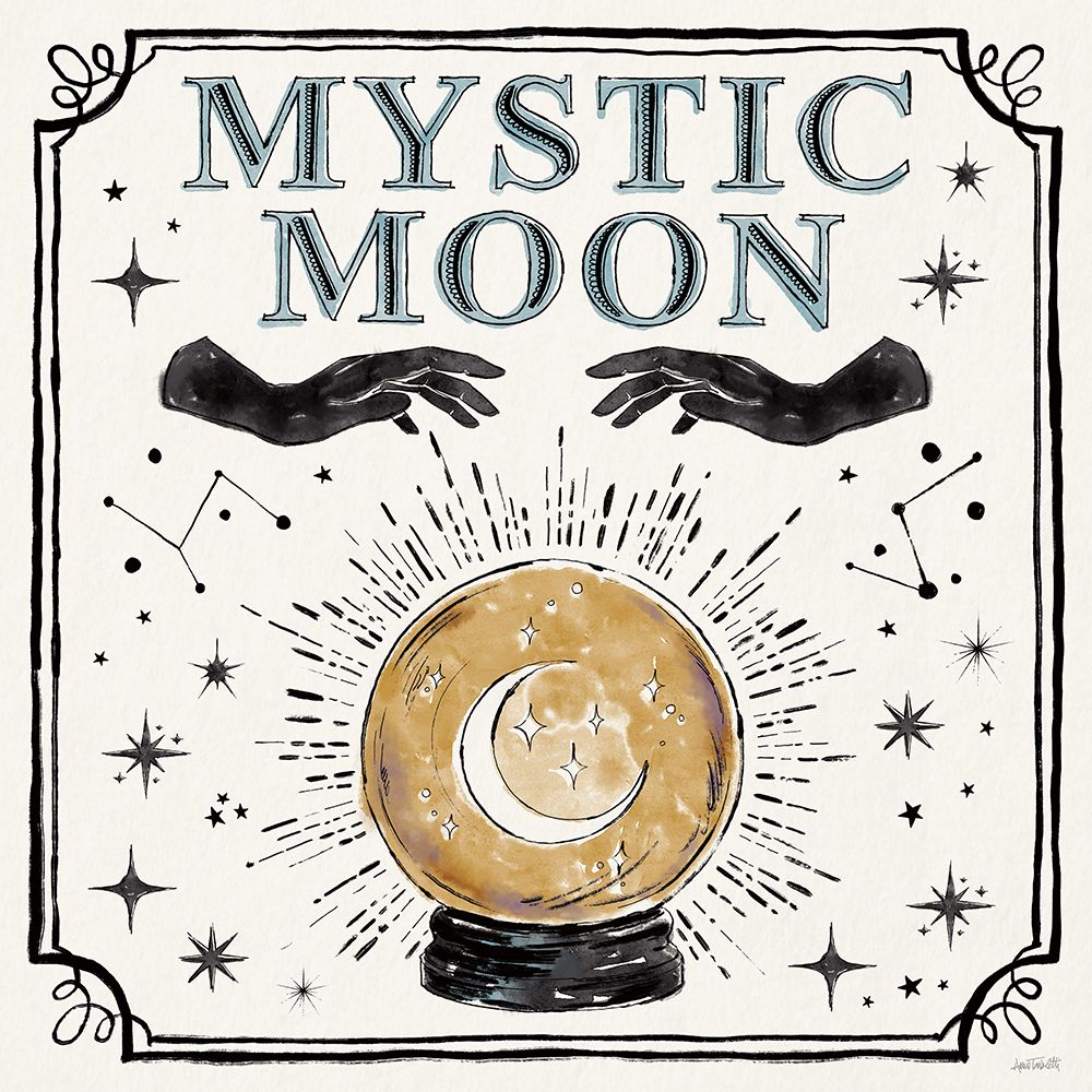 Mystic Moon IV art print by Anne Tavoletti for $57.95 CAD