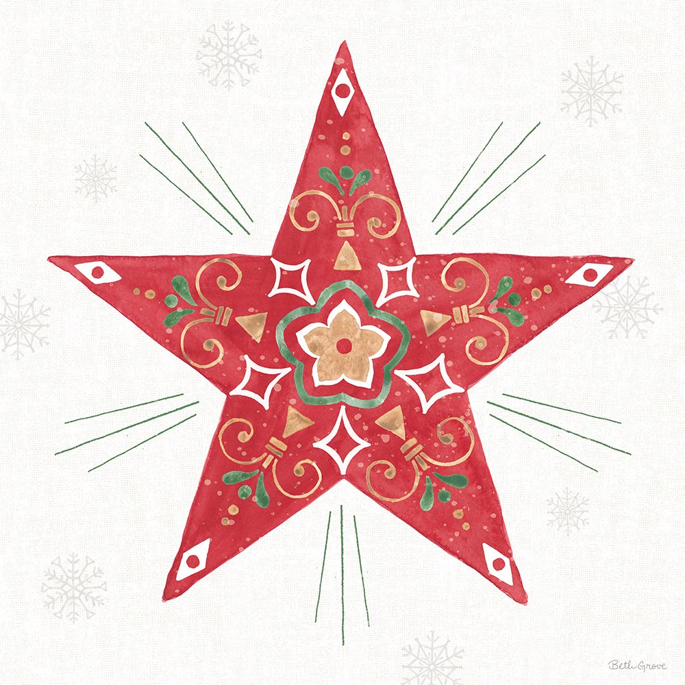 Christmas Charm XI art print by Beth Grove for $57.95 CAD