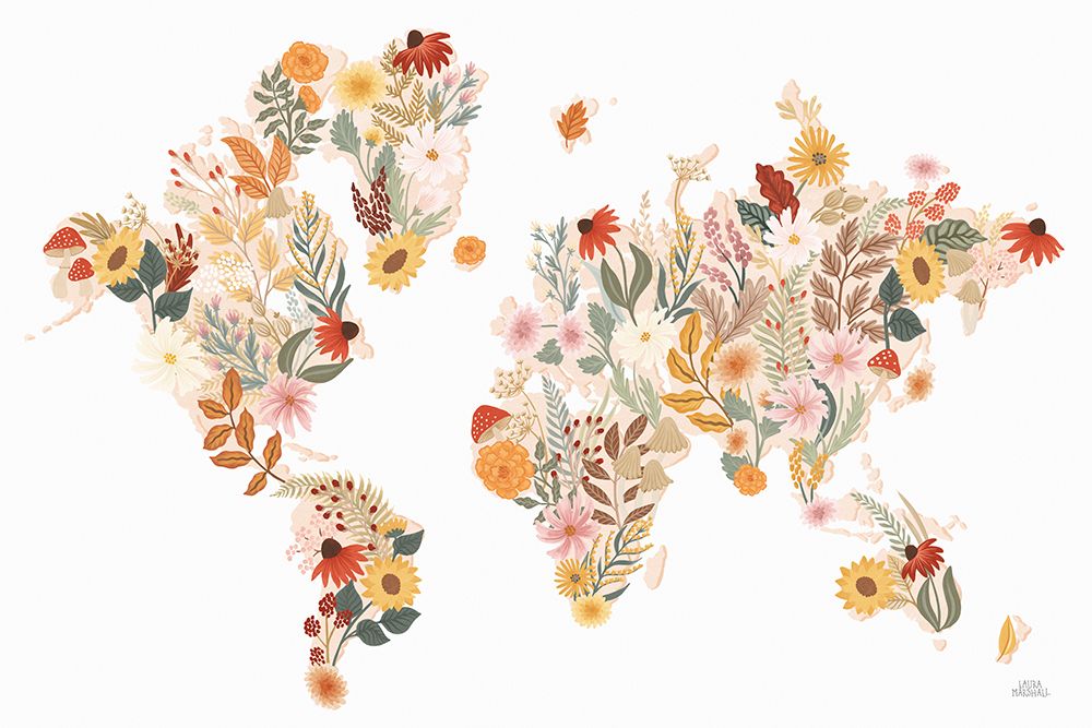 Autumn Meadow World art print by Laura Marshall for $57.95 CAD