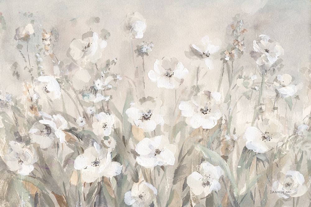 Shades of White Summer art print by Danhui Nai for $57.95 CAD