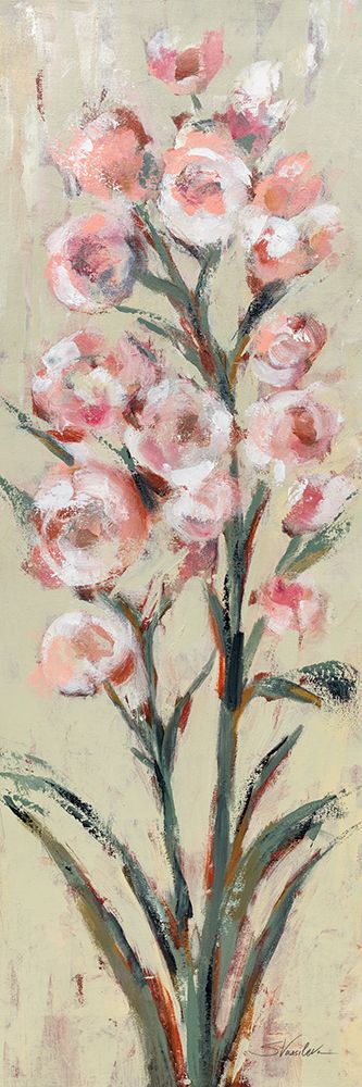 Tall Blush Flowers II art print by Silvia Vassileva for $57.95 CAD