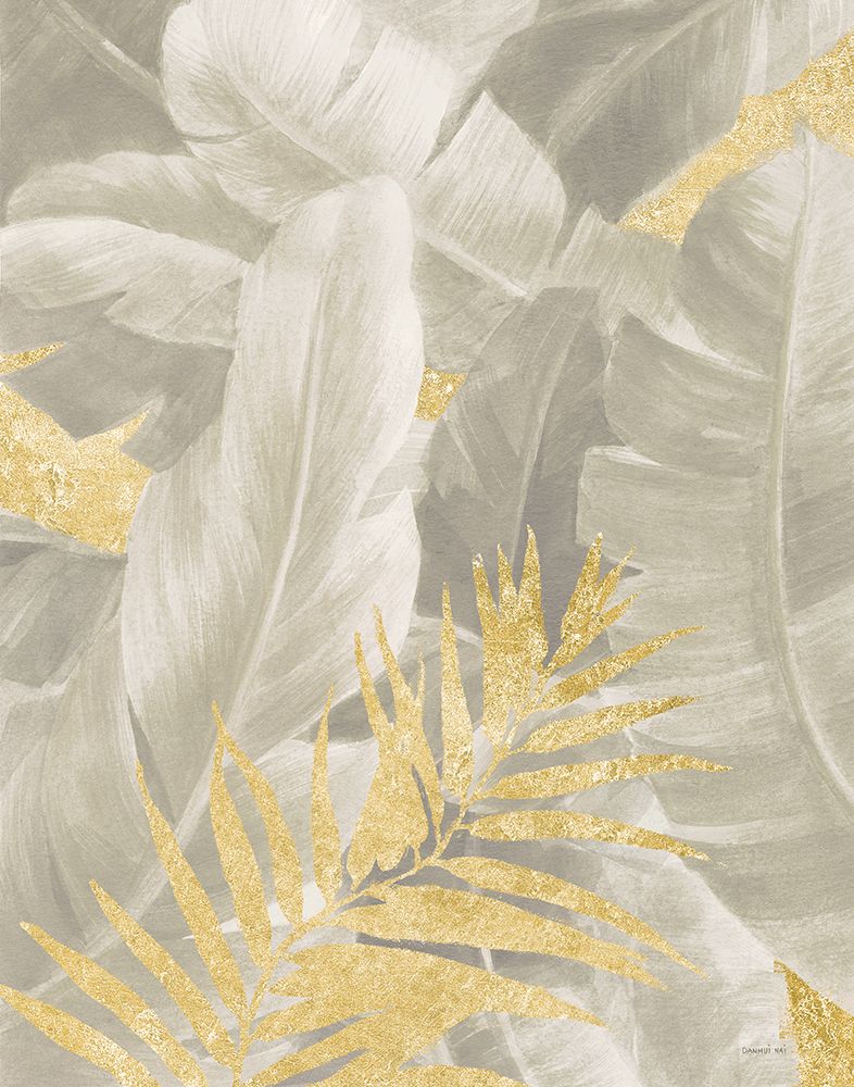 Palm of the Tropics I Neutral Gold art print by Danhui Nai for $57.95 CAD