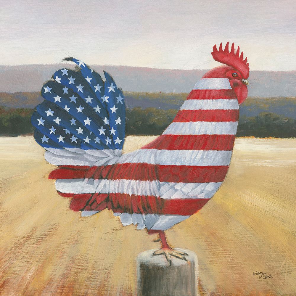 American Rooster art print by Wellington Studio for $57.95 CAD