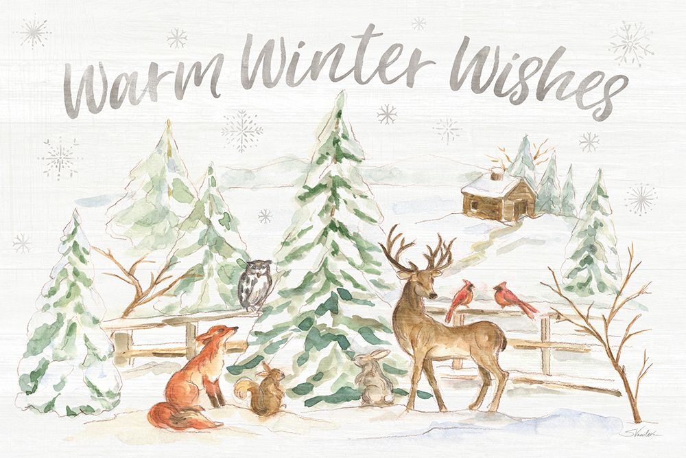 Winter Wonderland I art print by Silvia Vassileva for $57.95 CAD