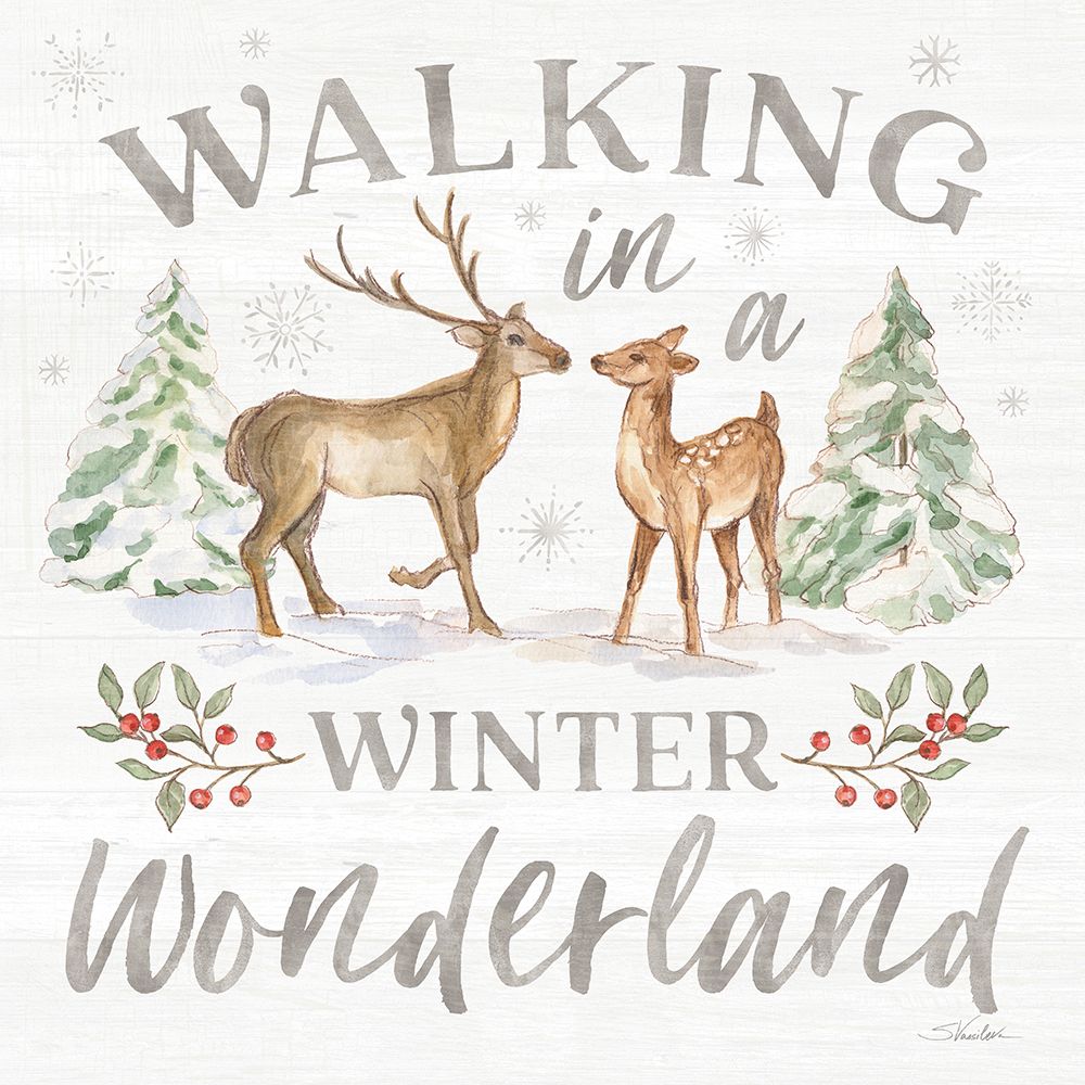 Winter Wonderland II art print by Silvia Vassileva for $57.95 CAD
