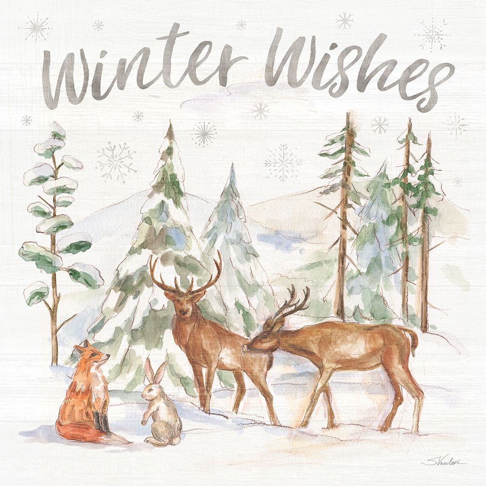 Winter Wonderland VII art print by Silvia Vassileva for $57.95 CAD