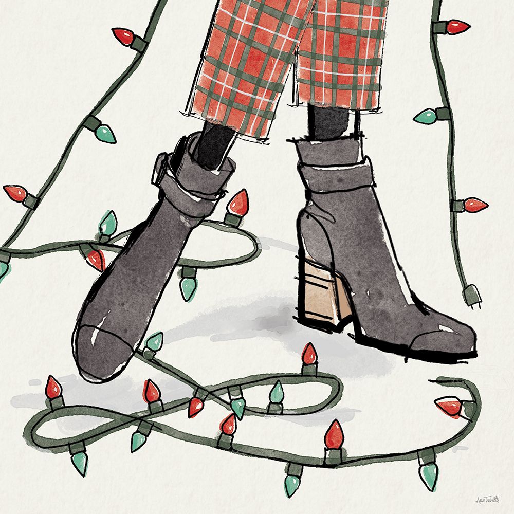 Holiday Fashionistas VI art print by Anne Tavoletti for $57.95 CAD