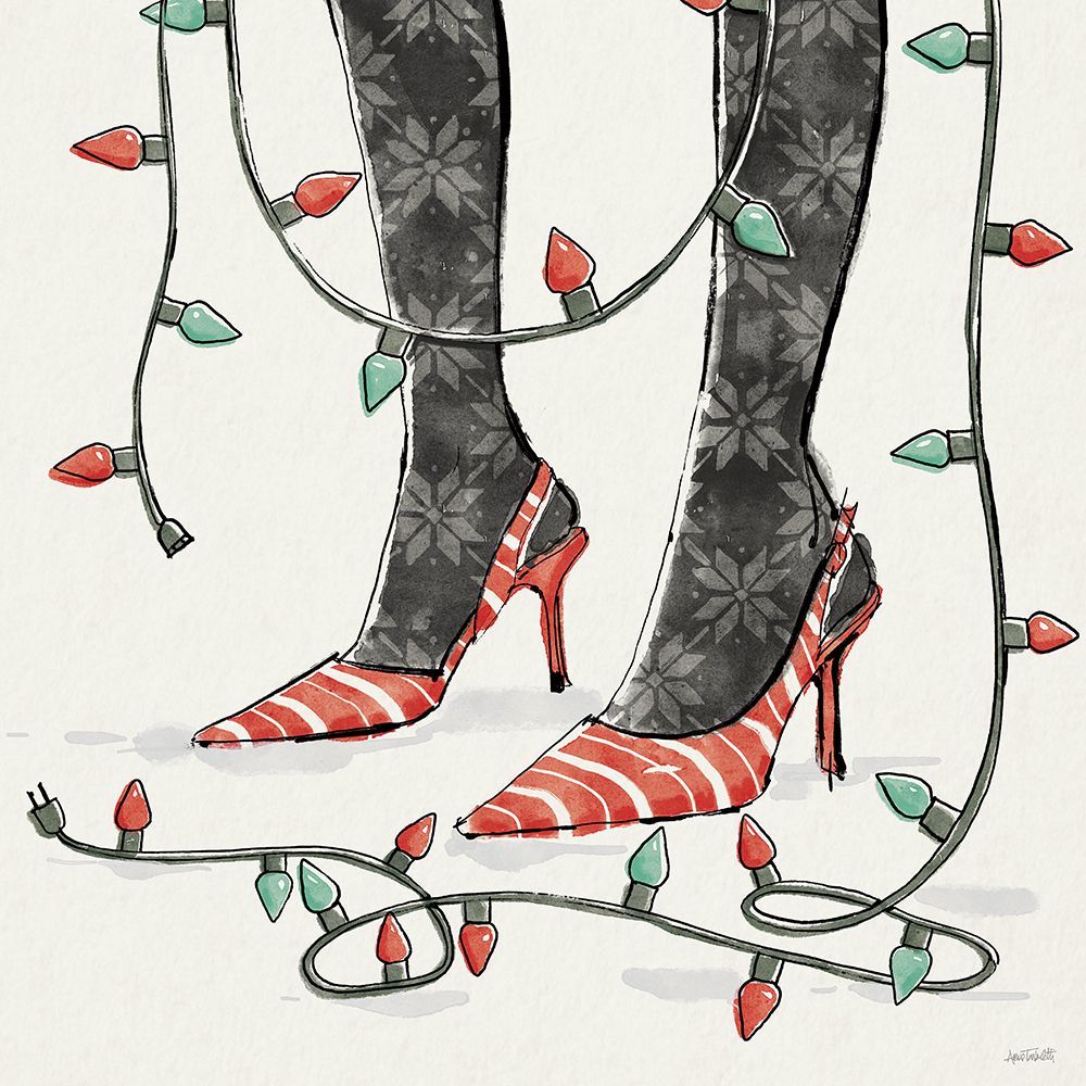 Holiday Fashionistas VII art print by Anne Tavoletti for $57.95 CAD
