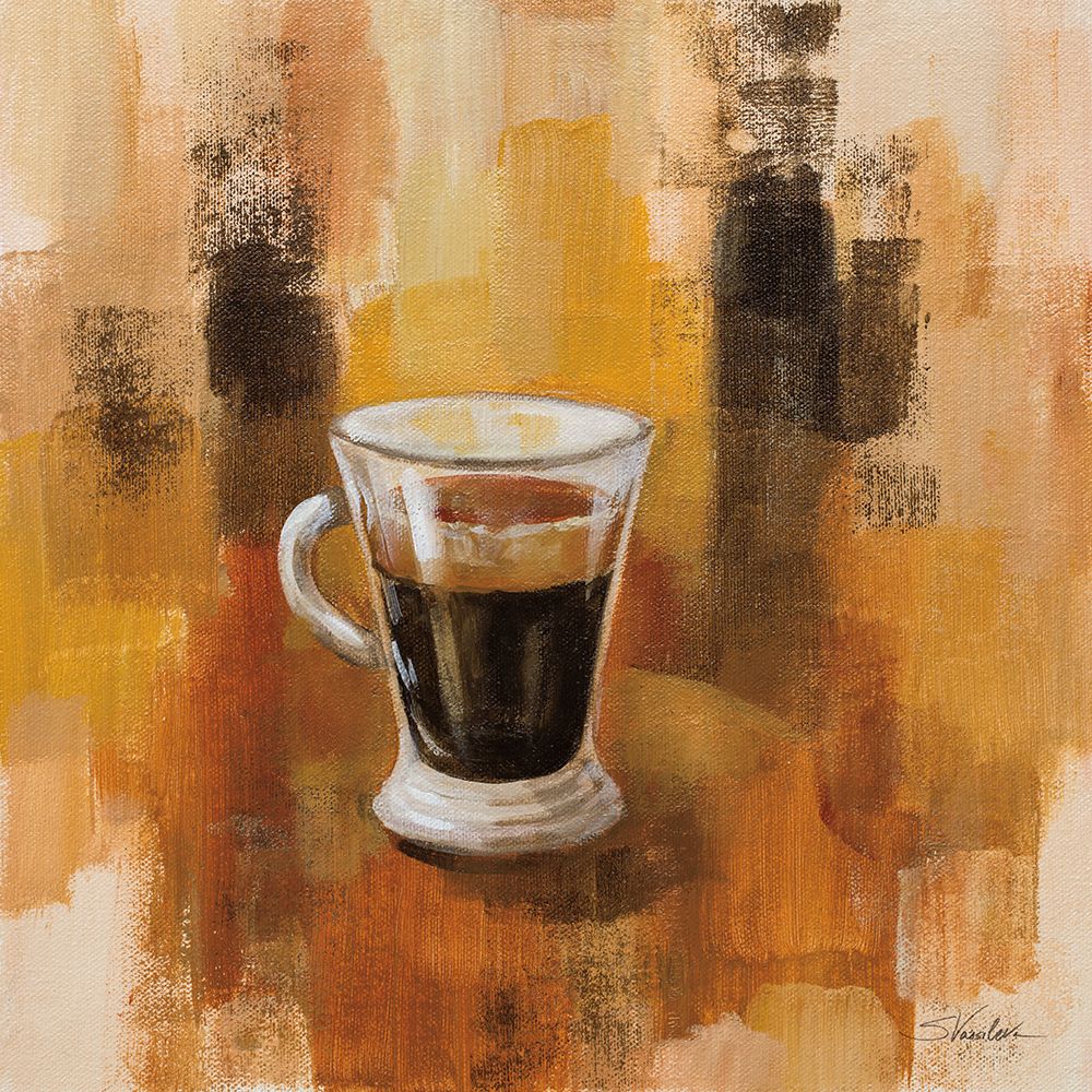 Abstract Coffee IV art print by Silvia Vassileva for $57.95 CAD