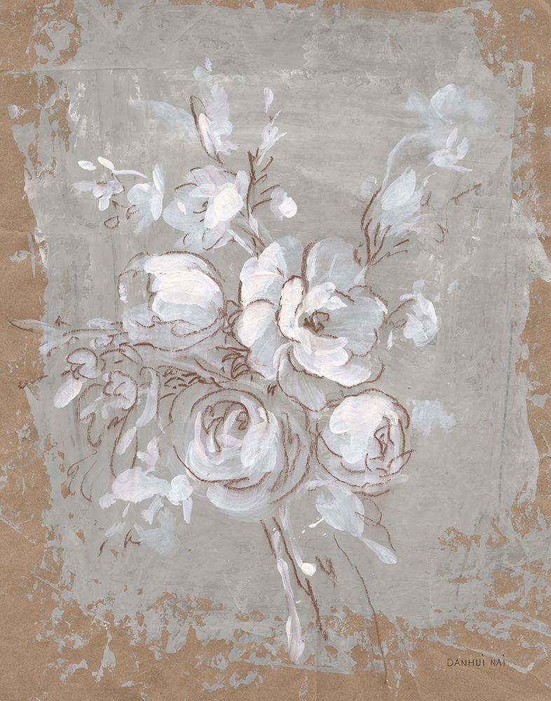 Delicate Floral II art print by Danhui Nai for $57.95 CAD