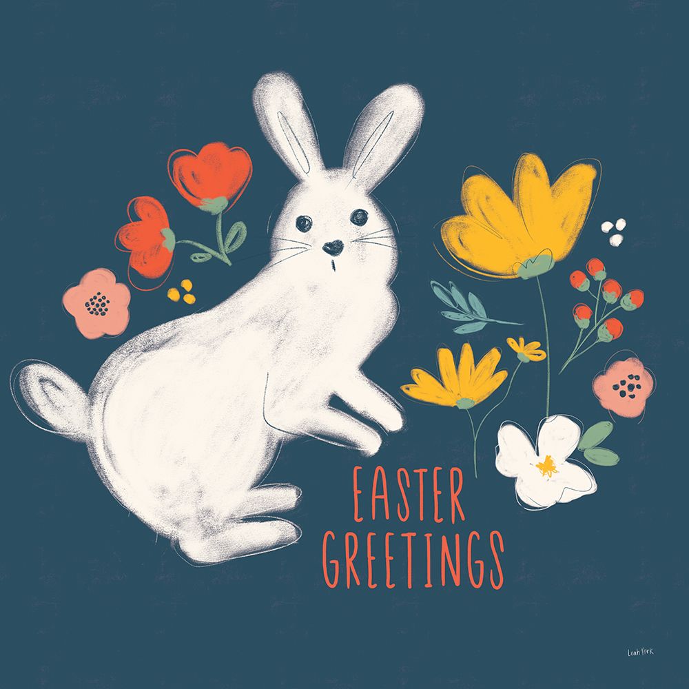 Hop Into Spring I art print by Leah York for $57.95 CAD