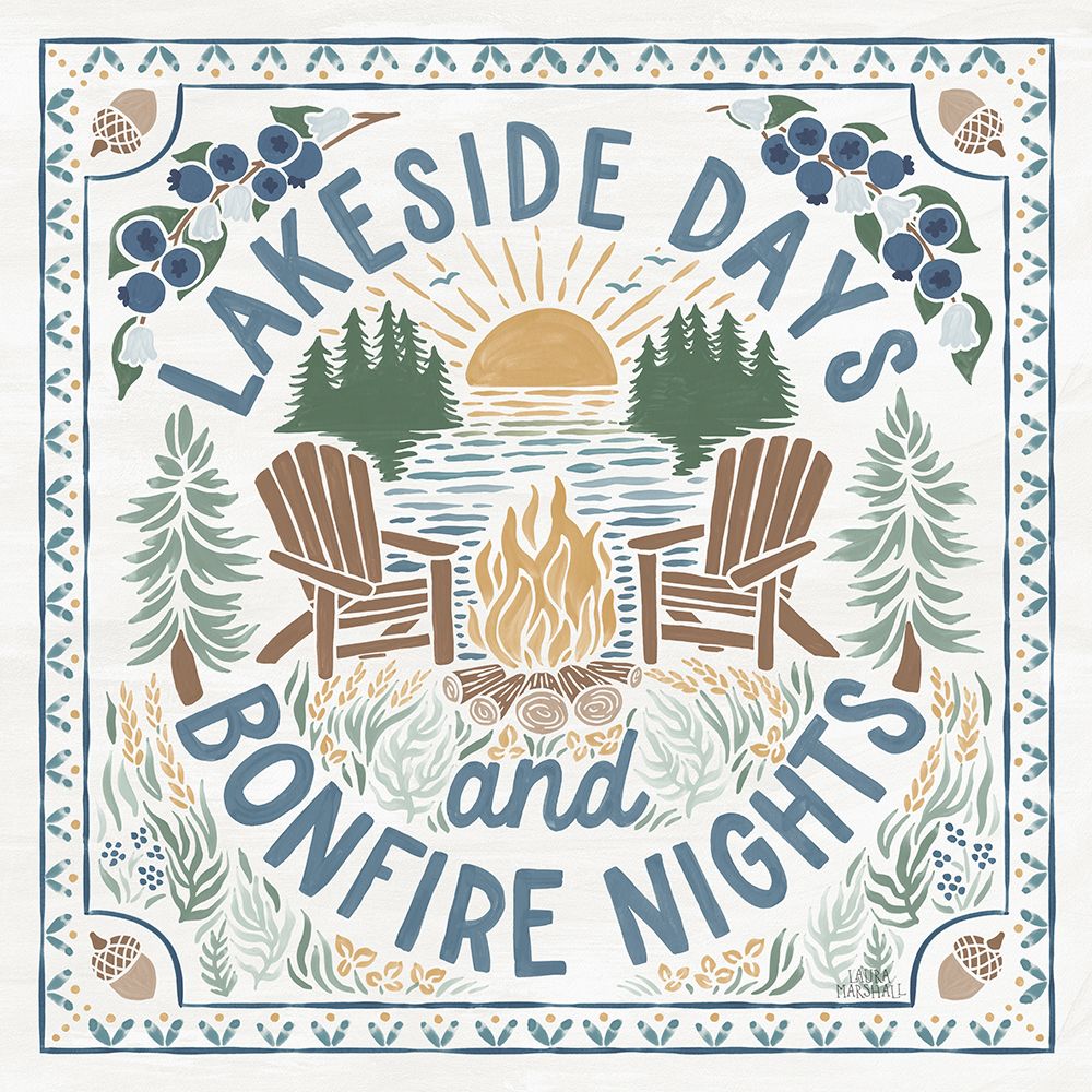Lakeside Days IV art print by Laura Marshall for $57.95 CAD