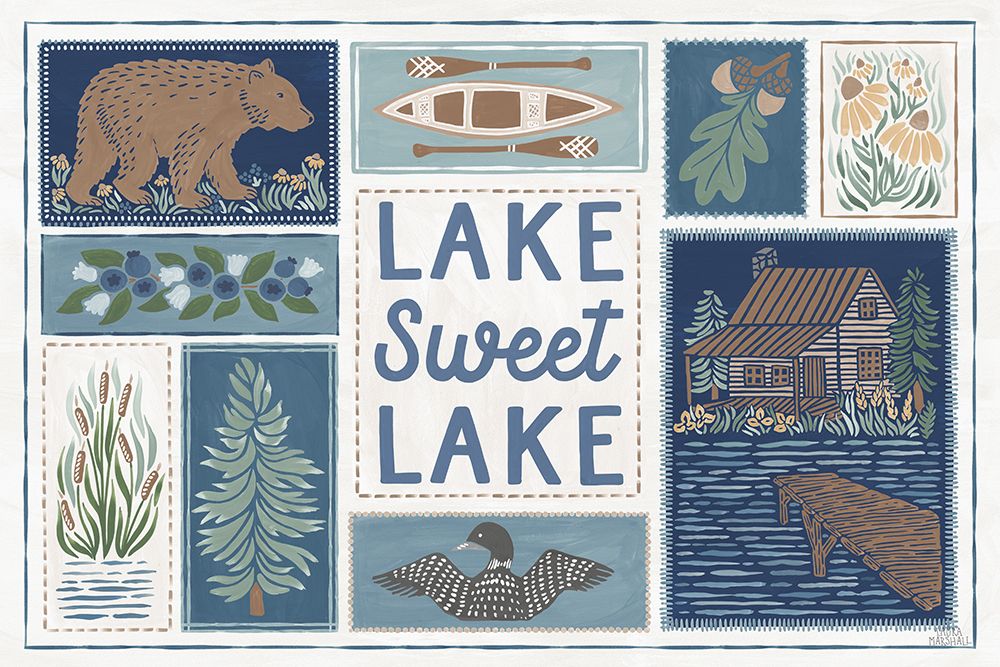 Lakeside Days VI art print by Laura Marshall for $57.95 CAD