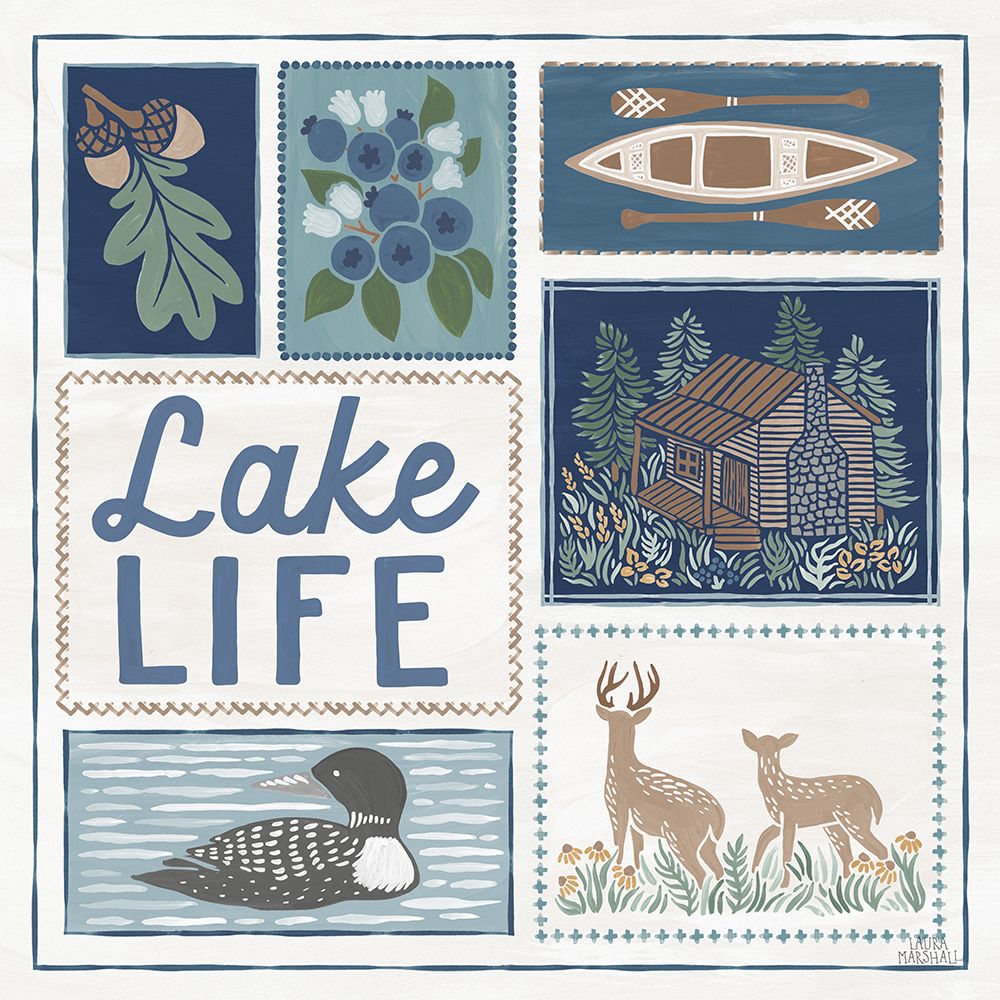 Lakeside Days VII art print by Laura Marshall for $57.95 CAD