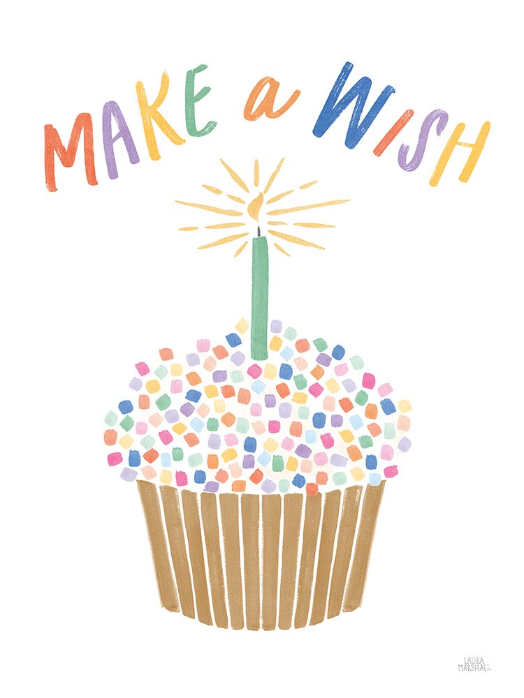 Birthday Wishes III art print by Laura Marshall for $57.95 CAD