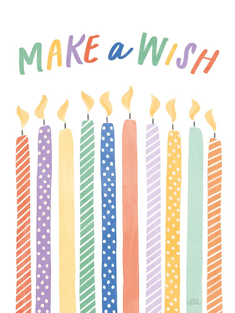 Birthday Wishes IV art print by Laura Marshall for $57.95 CAD