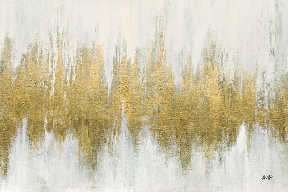 Glimmer I Brushed Gold Crop art print by Julia Purinton for $57.95 CAD
