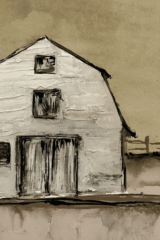 Brown Barn III art print by Chris Paschke for $57.95 CAD