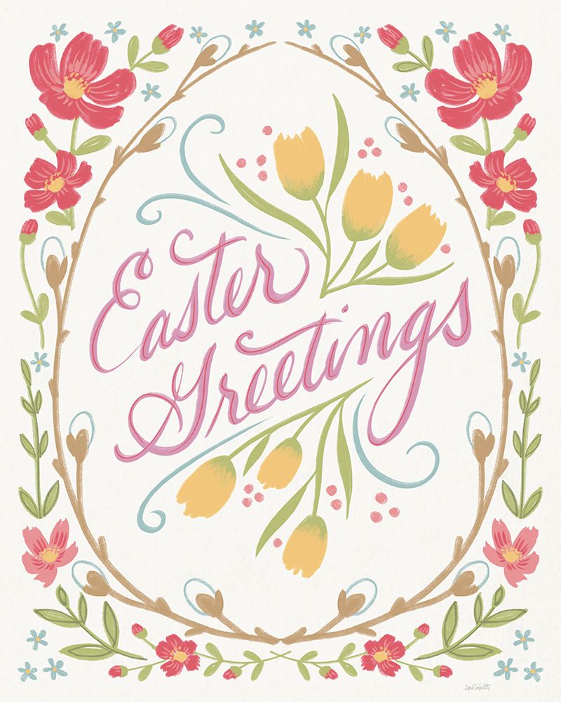 Easter Greetings I art print by Anne Tavoletti for $57.95 CAD