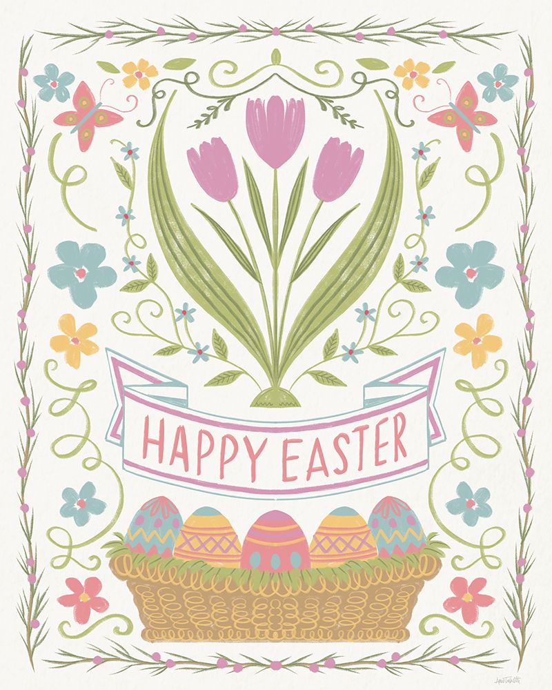 Easter Greetings II art print by Anne Tavoletti for $57.95 CAD
