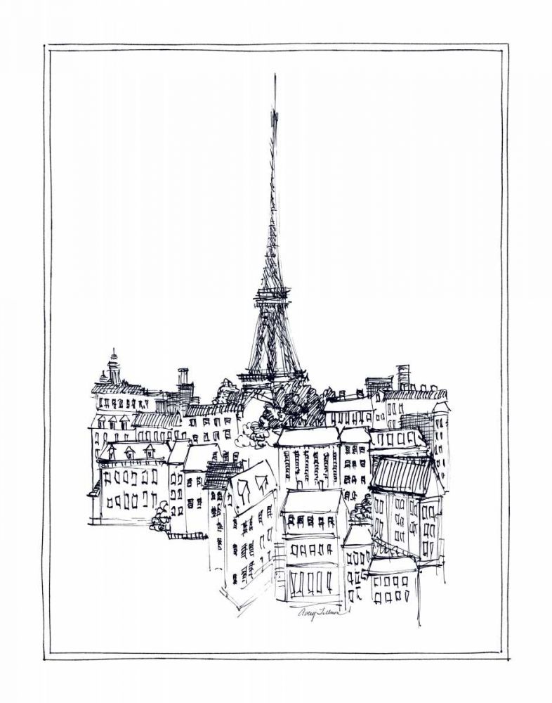 Eiffel Tower art print by Avery Tillmon for $57.95 CAD