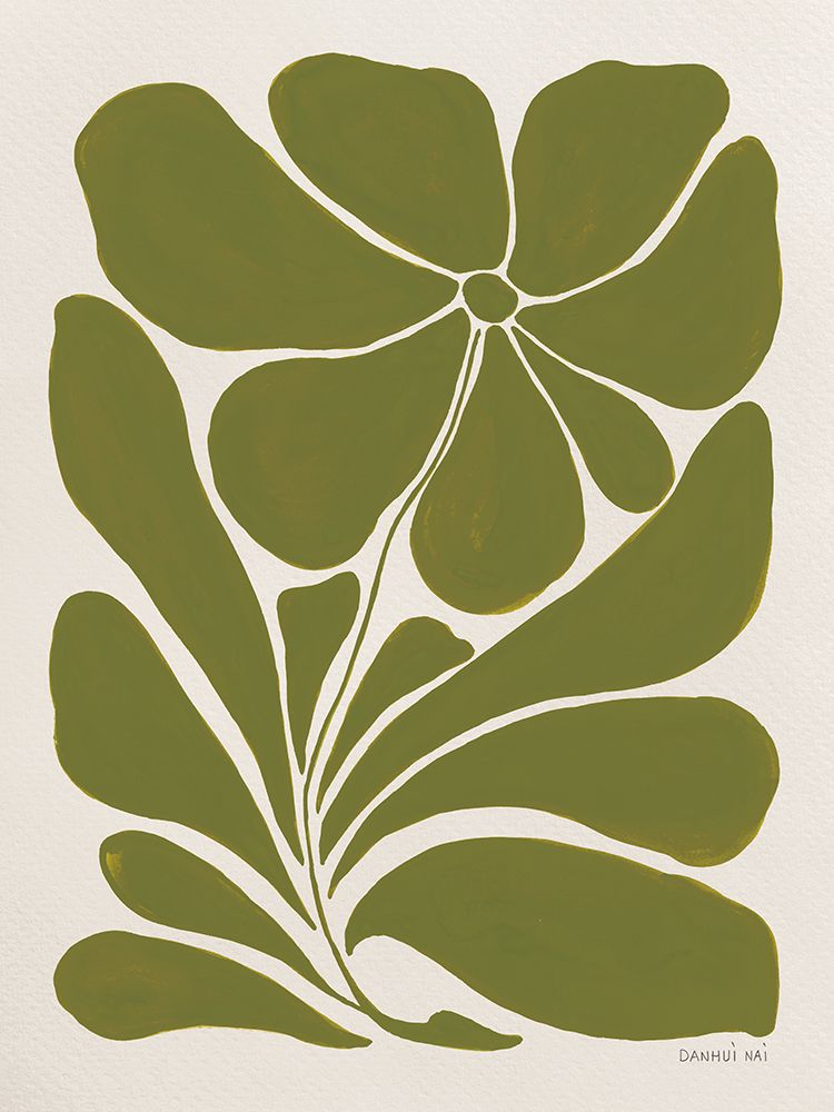 Blooming Joy I Green art print by Danhui Nai for $57.95 CAD