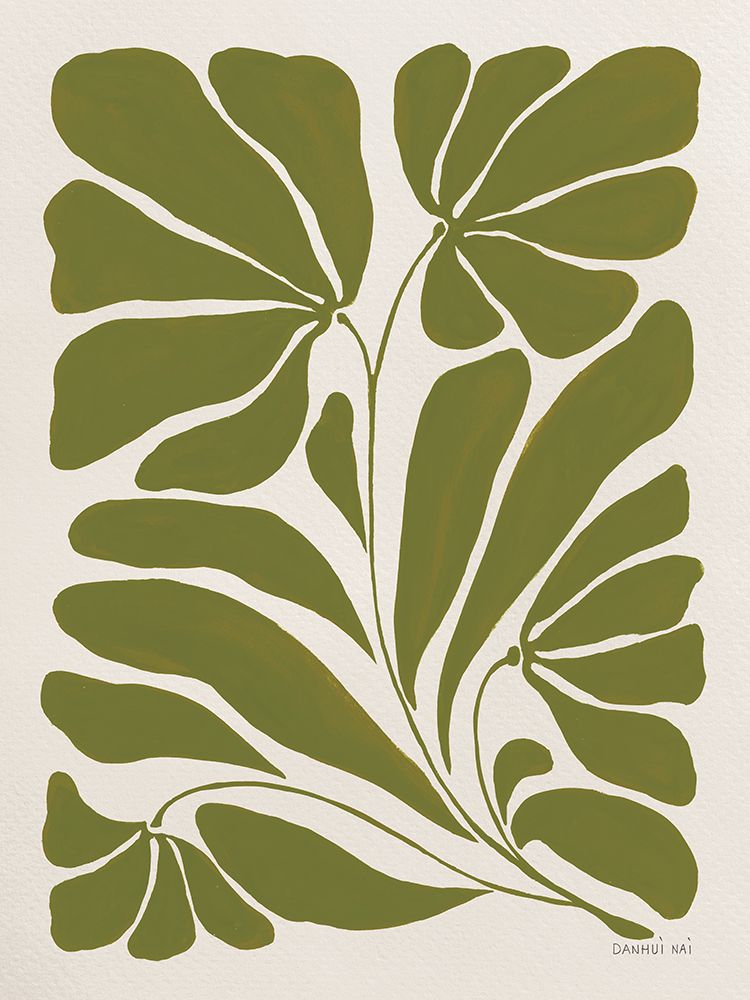 Blooming Joy II Green art print by Danhui Nai for $57.95 CAD