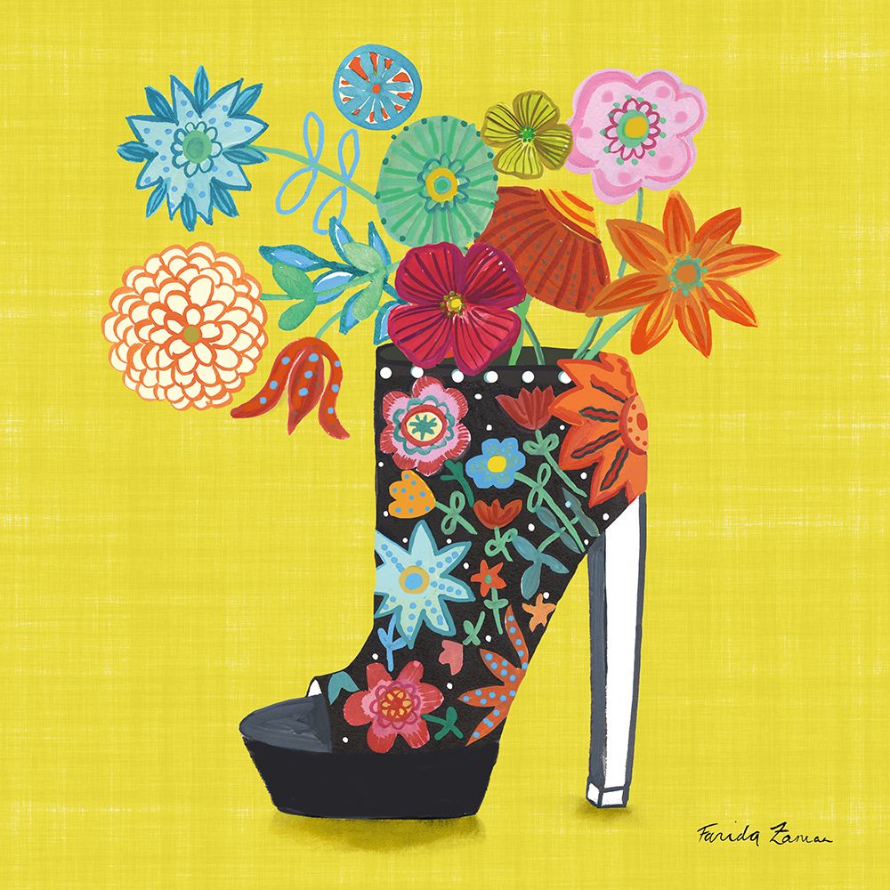 Love Shoes II Bright art print by Farida Zaman for $57.95 CAD