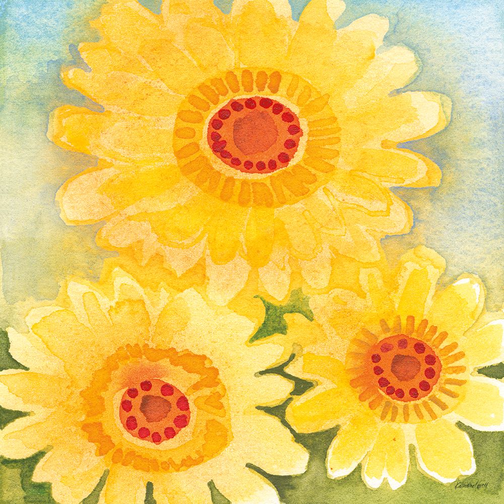 Daisy Day II art print by Kathrine Lovell for $57.95 CAD