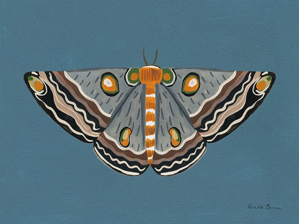Moth I art print by Farida Zaman for $57.95 CAD
