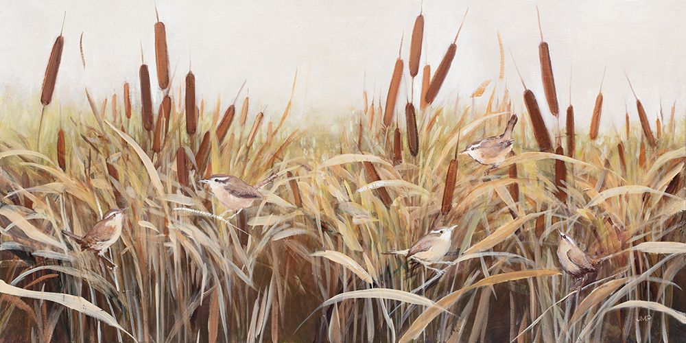 Whispering Cattails art print by Julia Purinton for $57.95 CAD