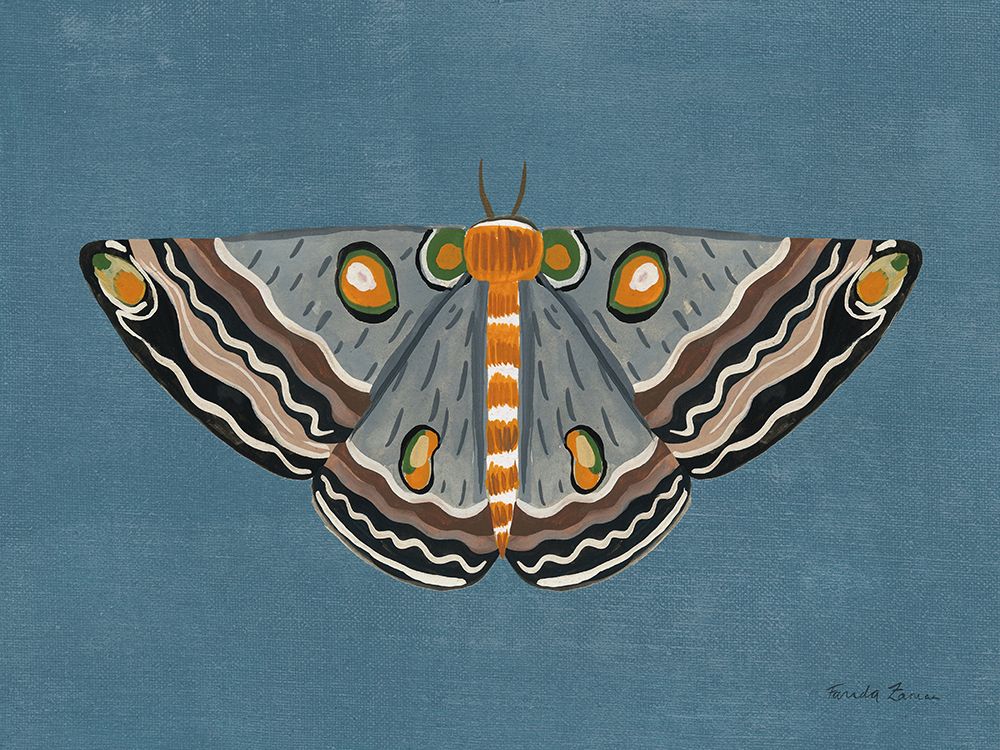 Textured Moth I art print by Farida Zaman for $57.95 CAD