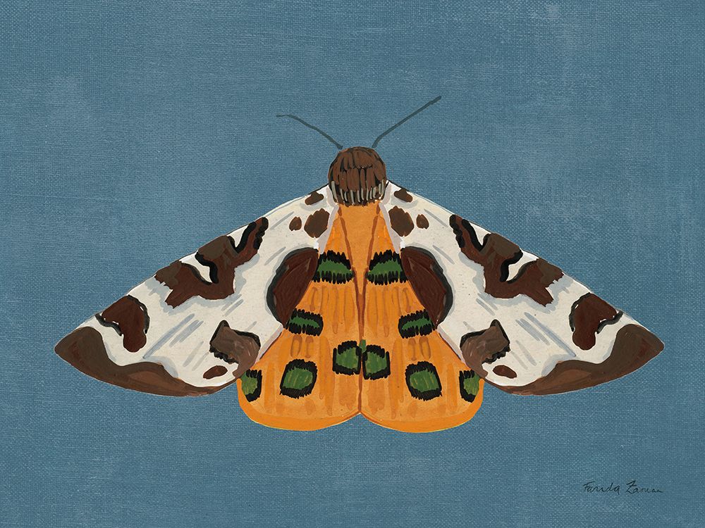 Textured Moth II art print by Farida Zaman for $57.95 CAD