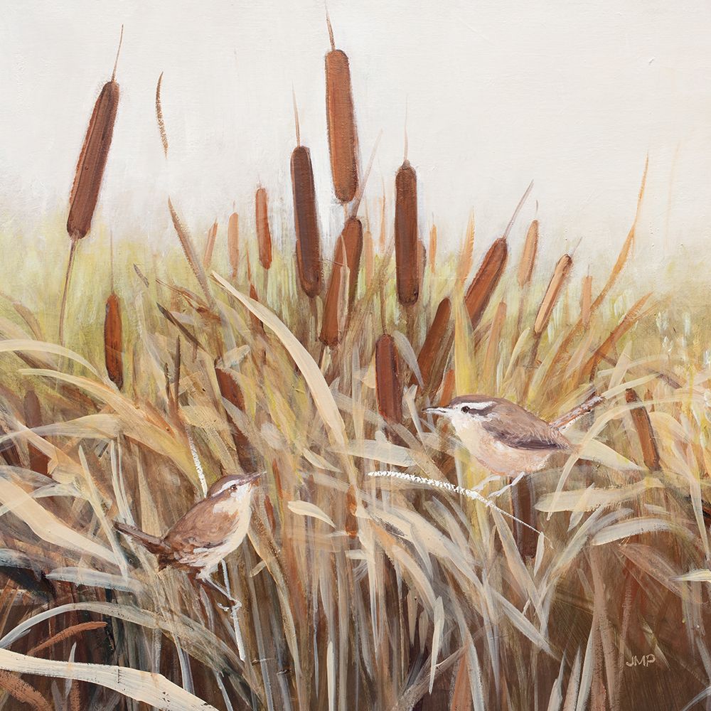 Whispering Cattails II art print by Julia Purinton for $57.95 CAD
