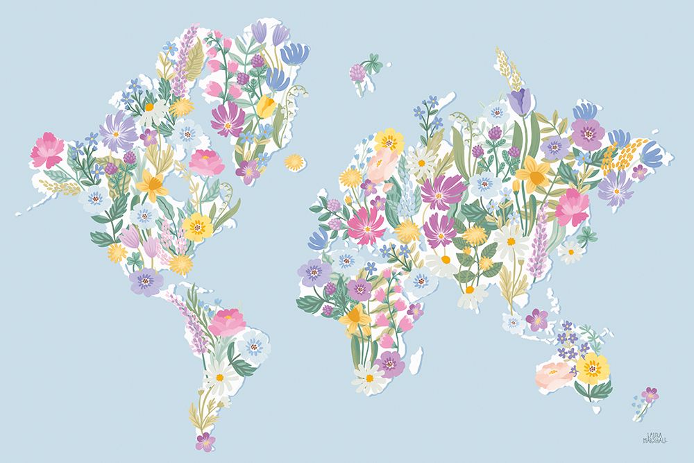 Spring Meadow World art print by Laura Marshall for $57.95 CAD