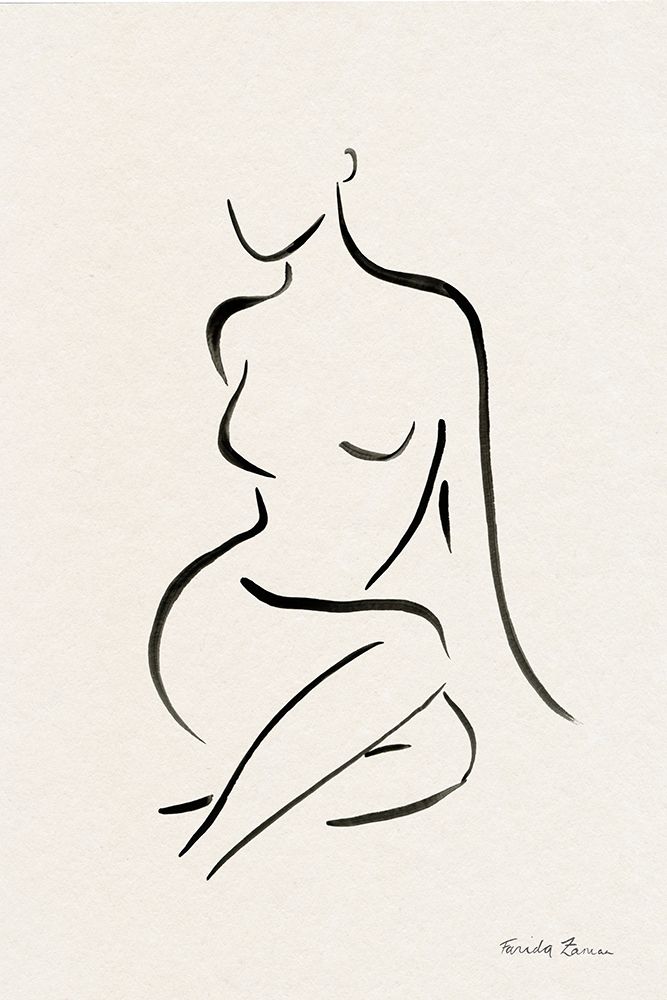 Nude II art print by Farida Zaman for $57.95 CAD